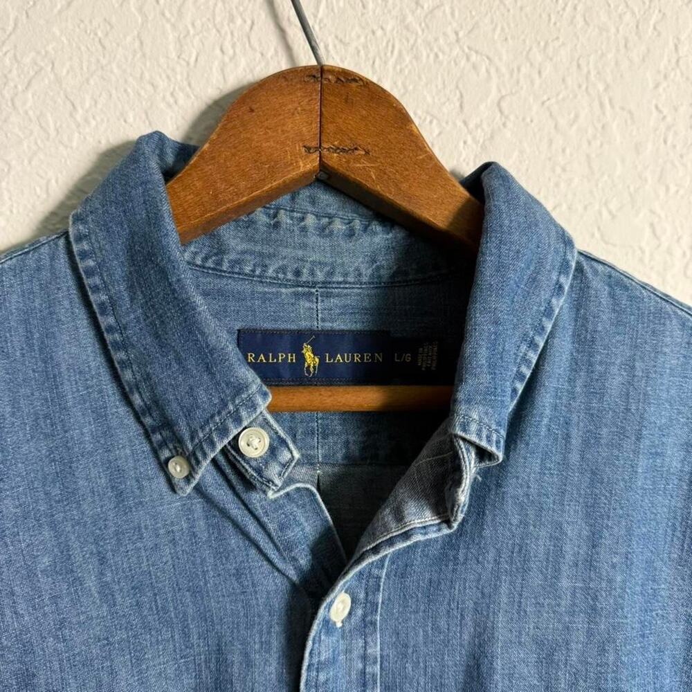 Polo ralph lauren denim button - Picture 5 of 6
